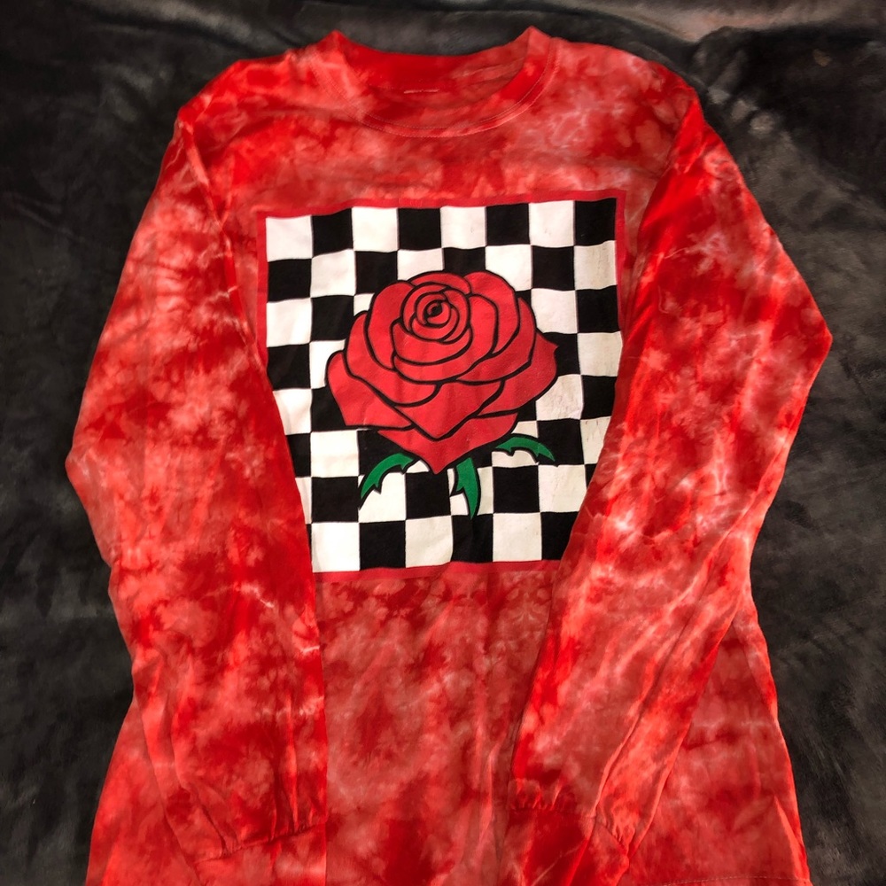 Long Sleeve Rose Shirt